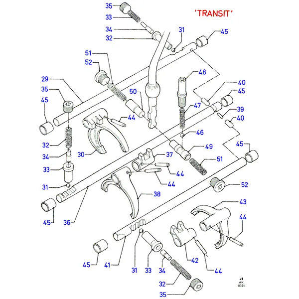 Мех-м перекл. передач МКПП