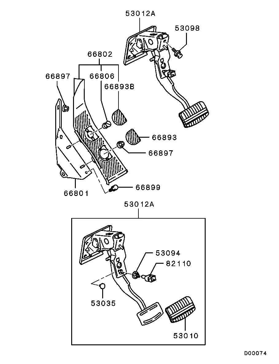 ТОРМОЗА - ПЕДАЛИ СЦЕПЛЕНИЯ И ТОРМОЗНАЯ