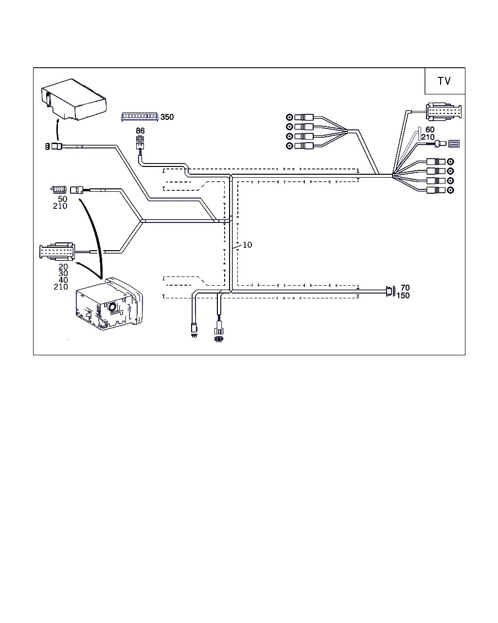 ЖГУТ ПРОВОДОВ ДЛЯ СИСТЕМЫ УПРАВЛЕНИЯ И ИНДИКАЦИИ "COMAND"