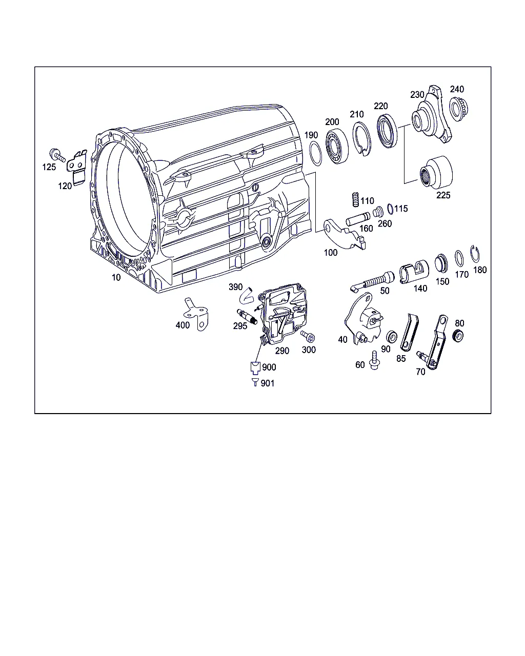КАРТЕР КП,ФЛАНЕЦ ВЫХОДНОГО ВАЛА, СТОЯН. БЛОКИРОВКА,БЛОКИР.АКП,РЫЧ.СЕЛЕКТ.ДИАП.