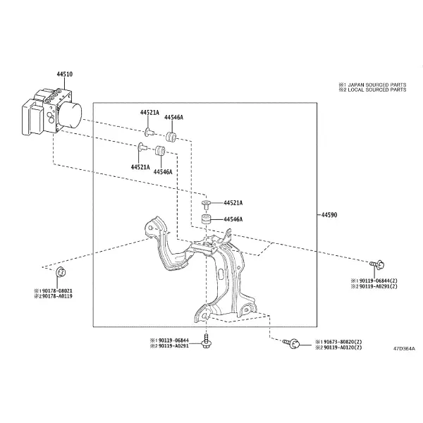 BRAKE TUBE & CLAMP