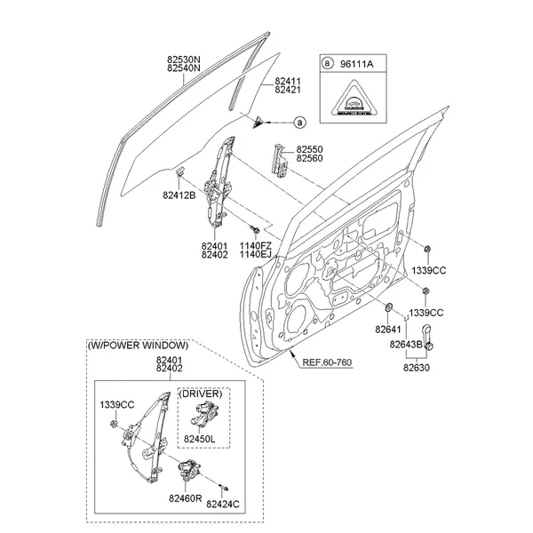 регулятор стекла двери передней и стекло