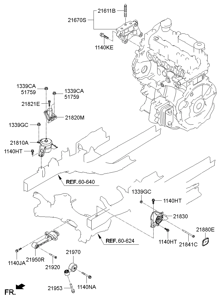 ENGINE & TRANSAXLE MOUNTING
