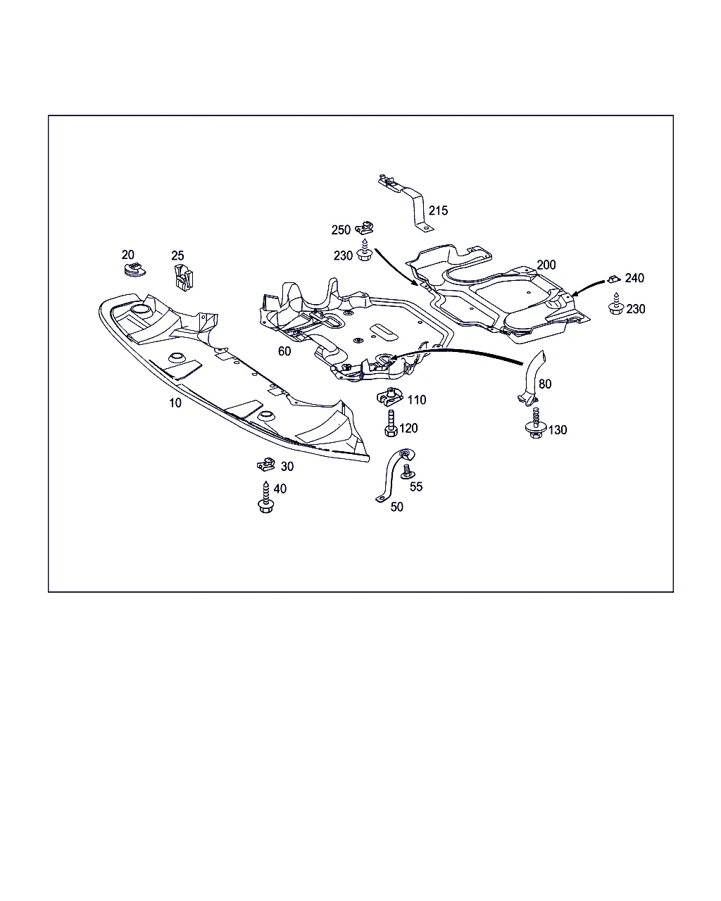 ОБЛИЦ. МОТОРН. ОТСЕКА, А/М С БЕНЗ. ДВИГ.