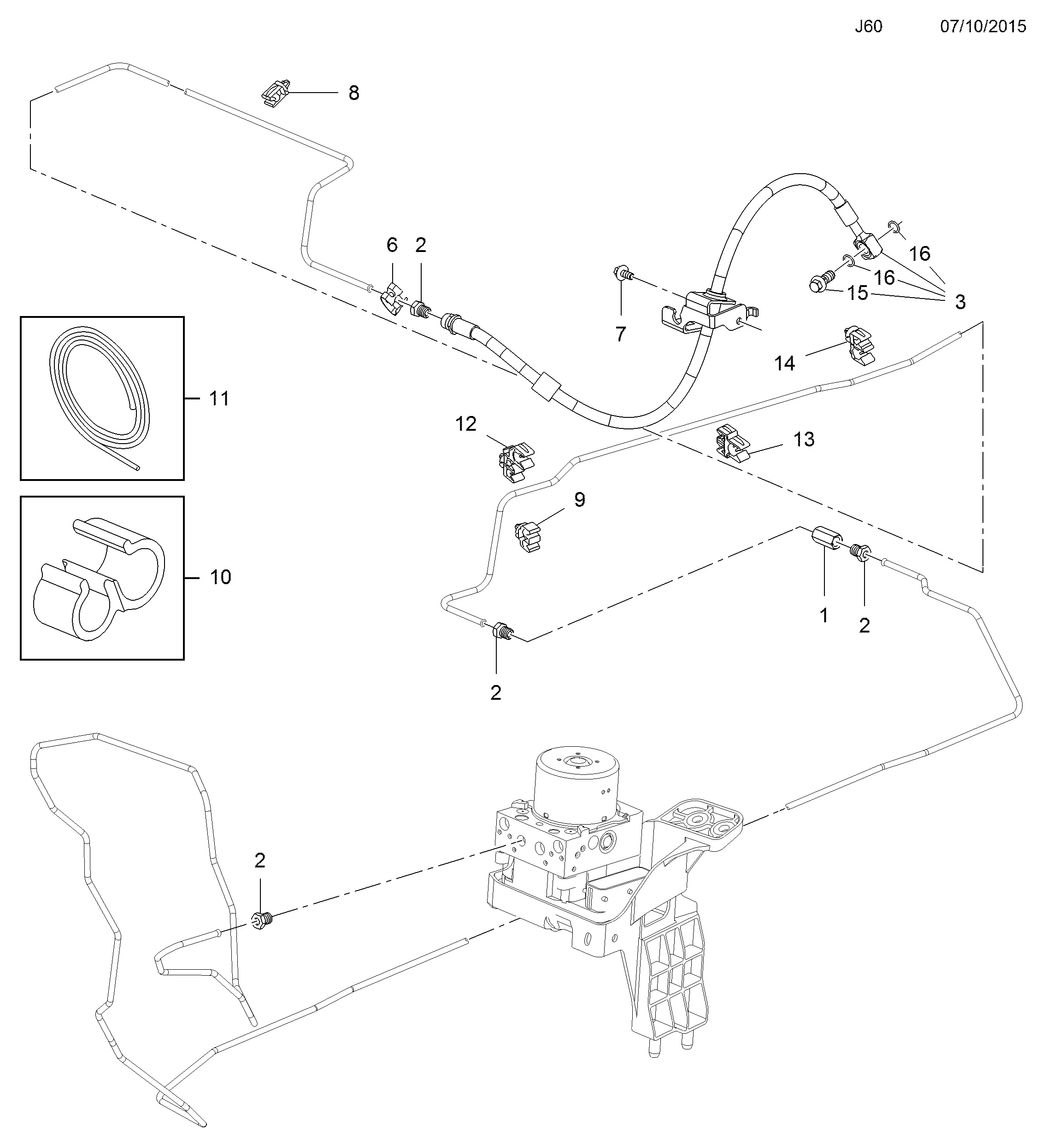 ТРУБОПРОВОДЫ И ШЛАНГИ ТОРМОЗНОЙ СИСТЕМЫ