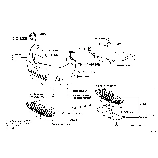 FRONT BUMPER & BUMPER STAY