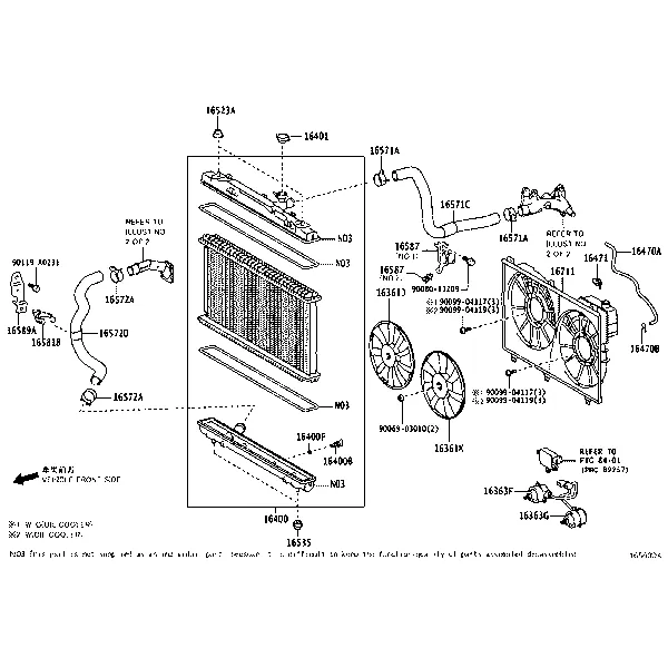 RADIATOR & WATER OUTLET
