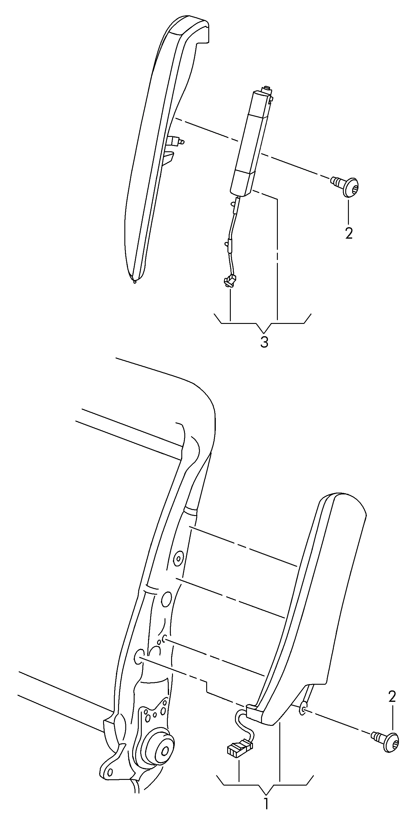 Модуль боковой подушки безоп. для а/м с подушкой безопасн.