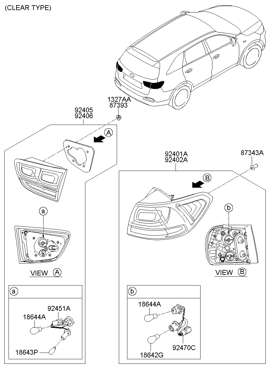 REAR COMBINATION LAMP; 1