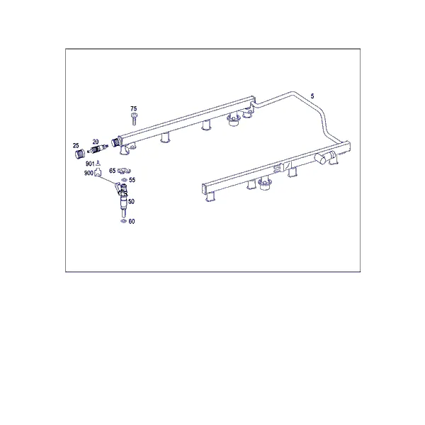 ФОРСУНКИ, РАСПРЕДЕЛИТЕЛЬ ТОПЛИВА; ДЛЯ MOTRONIC