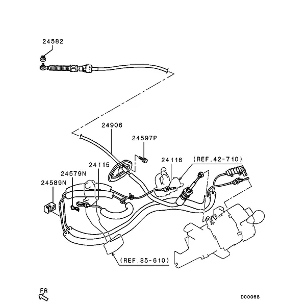 АКПП - НАПОЛЬНЫЙ СЕЛЕКТОР АКПП