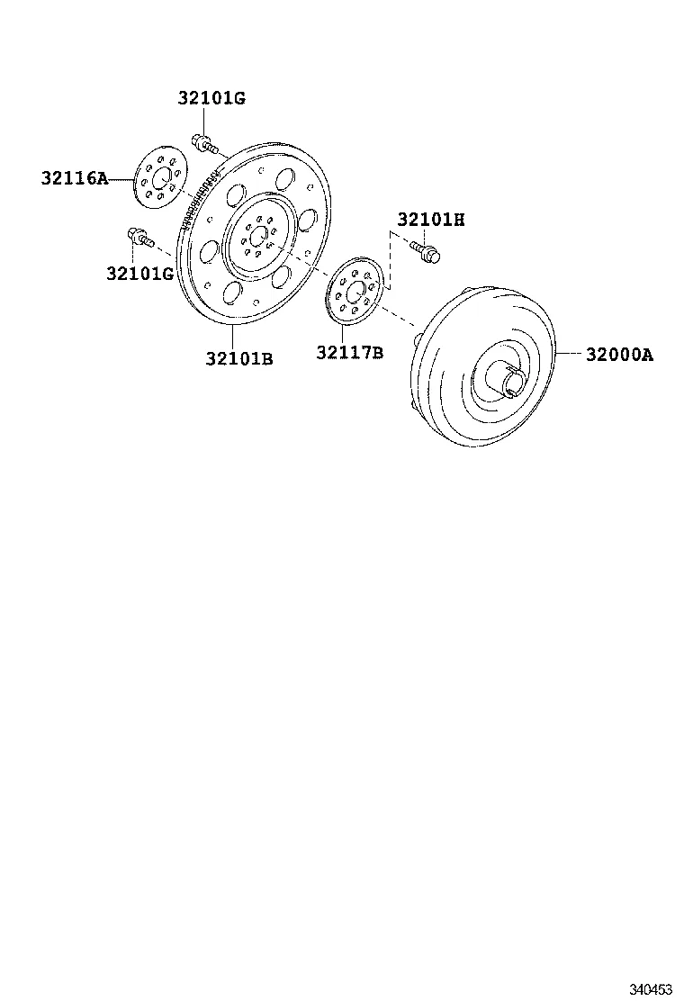 TORQUE CONVERTER, FRONT OIL PUMP(CVT)