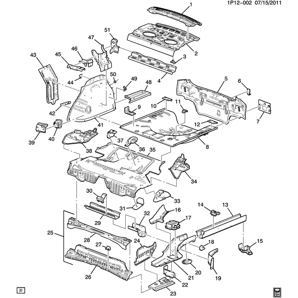 SHEET METAL/BODY PART 5 REAR END