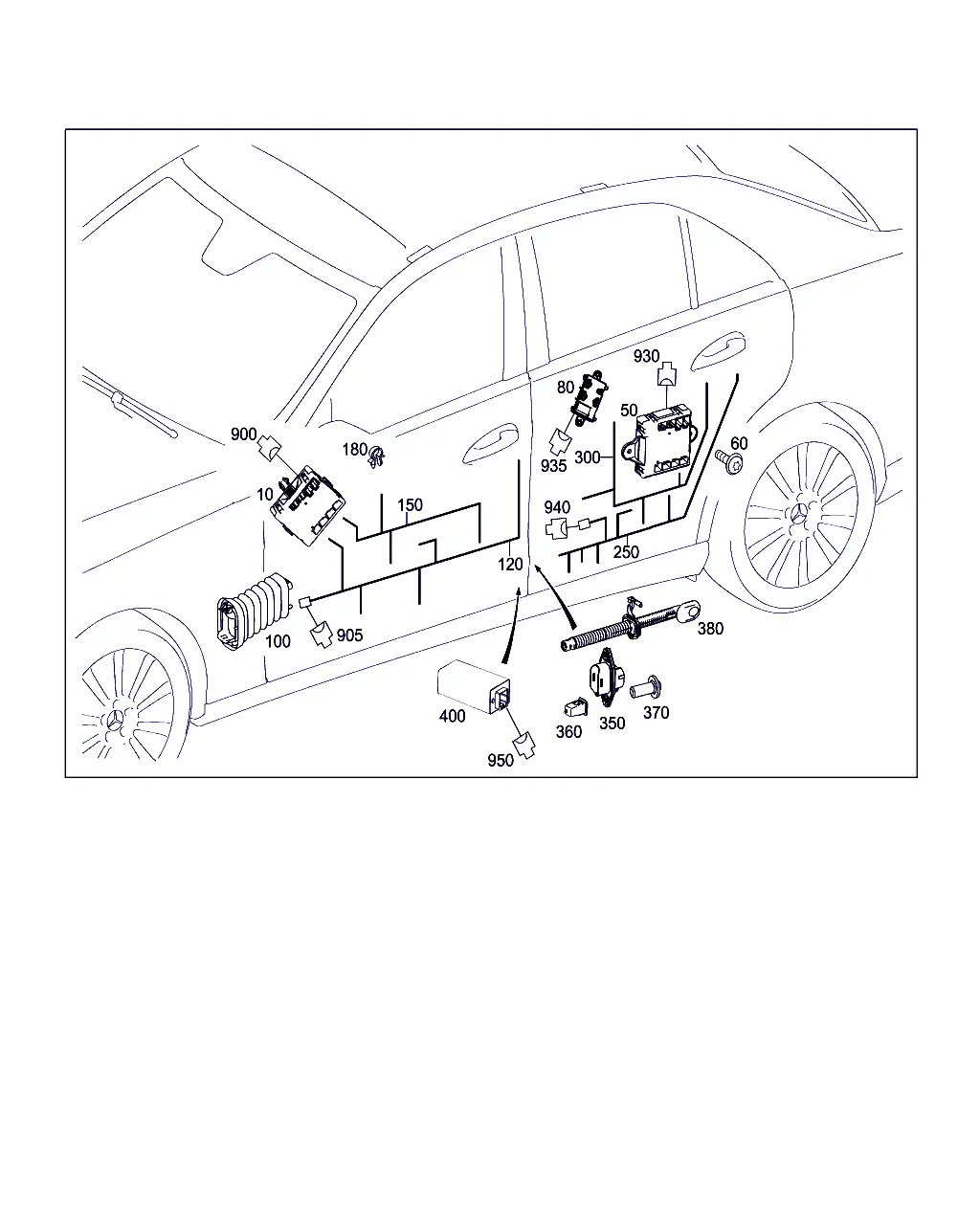ЖГУТ ЭЛЕКТРОПРОВОДКИ И БЛОК УПР. ДВЕРИ