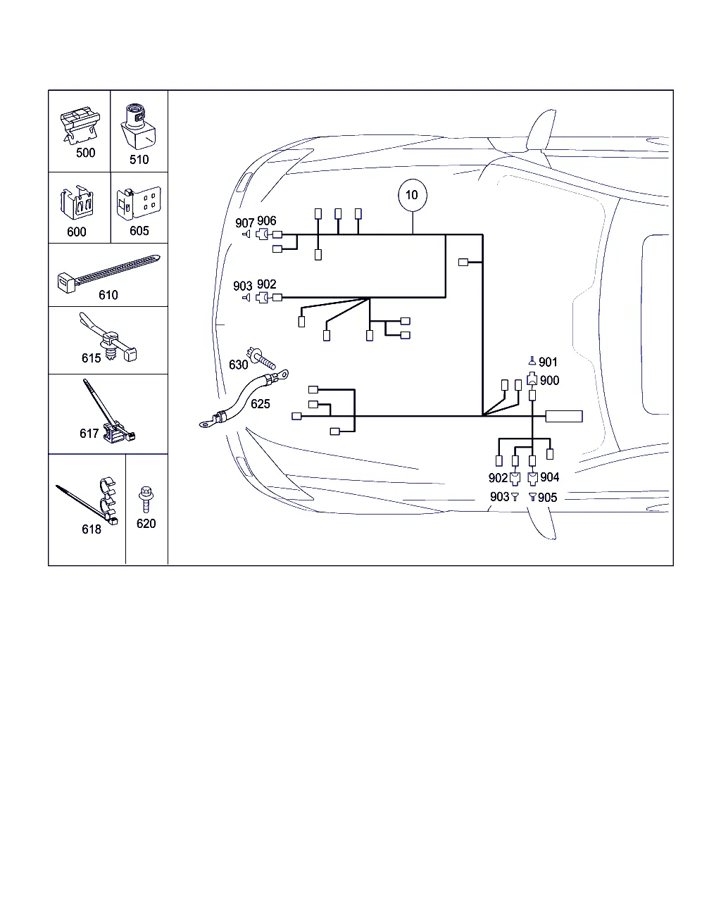 ЖГУТ ЭЛЕКТРОПРОВОДКИ ДВИГАТЕЛЯ