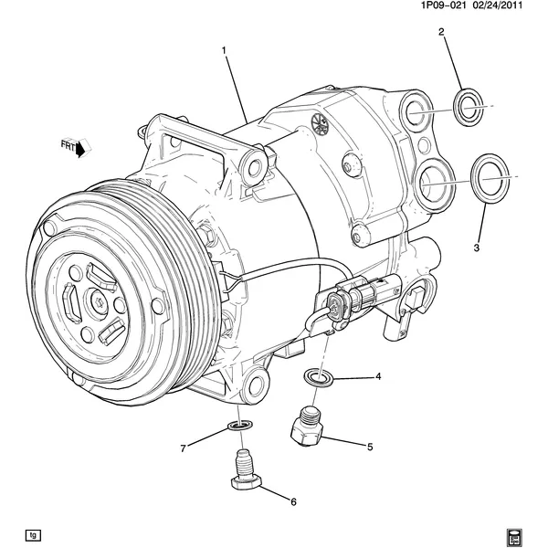 A/C COMPRESSOR ASM (LUJ/1.4C)
