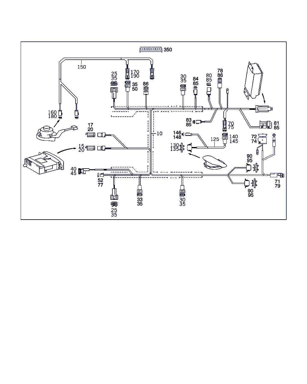 ЖГУТ ПРОВОДОВ ДЛЯ АУДИОСИСТ., CD-ПРОИГР. И ДИНАМИКОВ