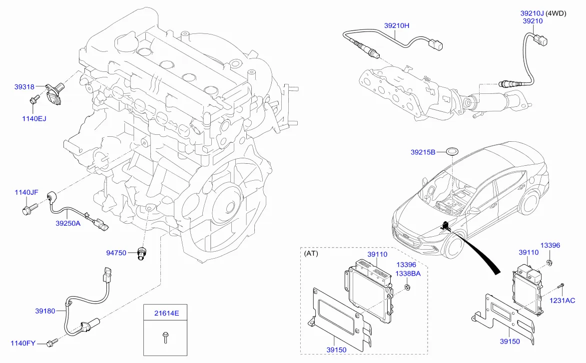 электронный блок управления двигателем