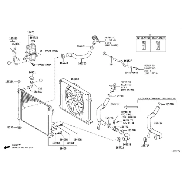 RADIATOR & WATER OUTLET