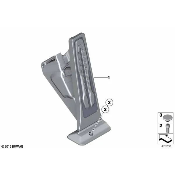 Привод педали аксел./модуль педали акс.