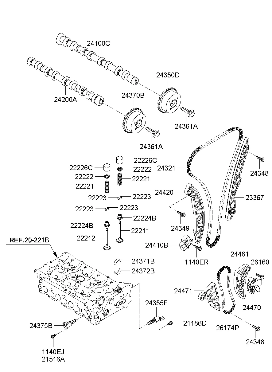 CAMSHAFT & VALVE