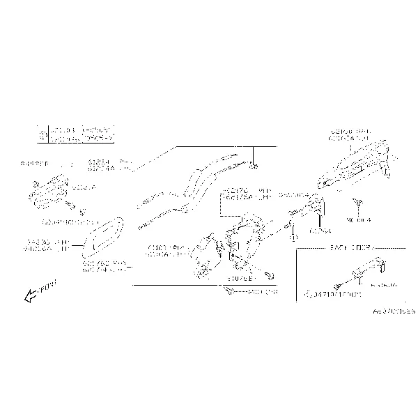 DOOR PARTS (LATCH & HANDLE)