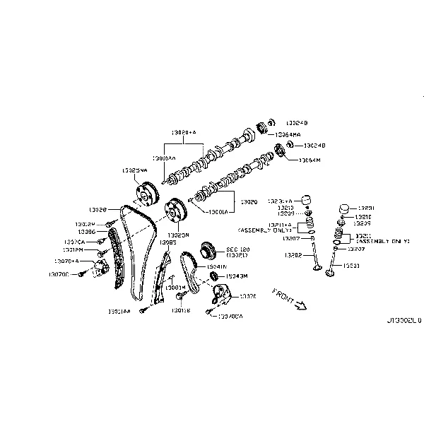 Распредвал и клапанный привод; CAMSHAFT & VALVE MECHANISM
