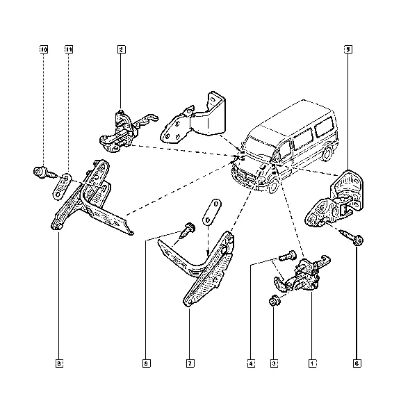 Петли дверей