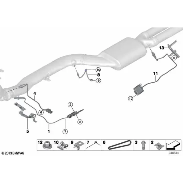 Датчики выхлопных газов, NOX и SCR
