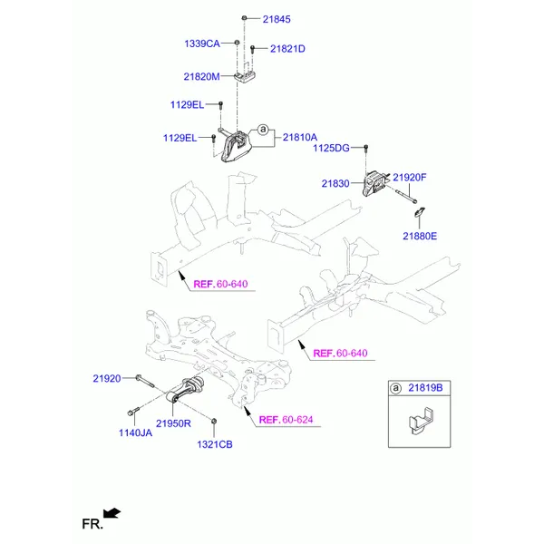 Подвеска двигателя и коробки передач
