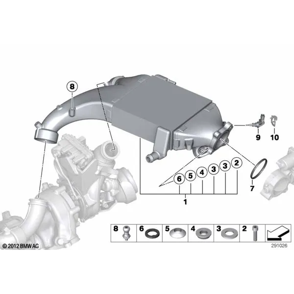 Охладитель наддувочного воздуха