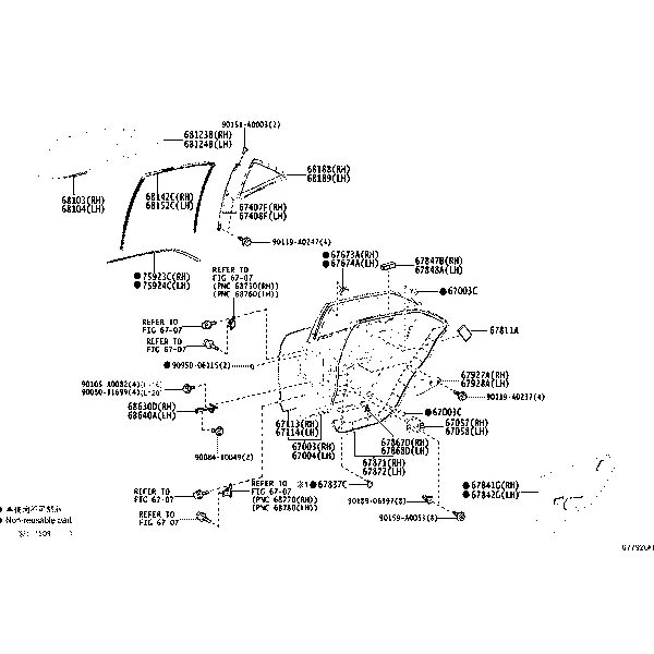 REAR DOOR PANEL & GLASS