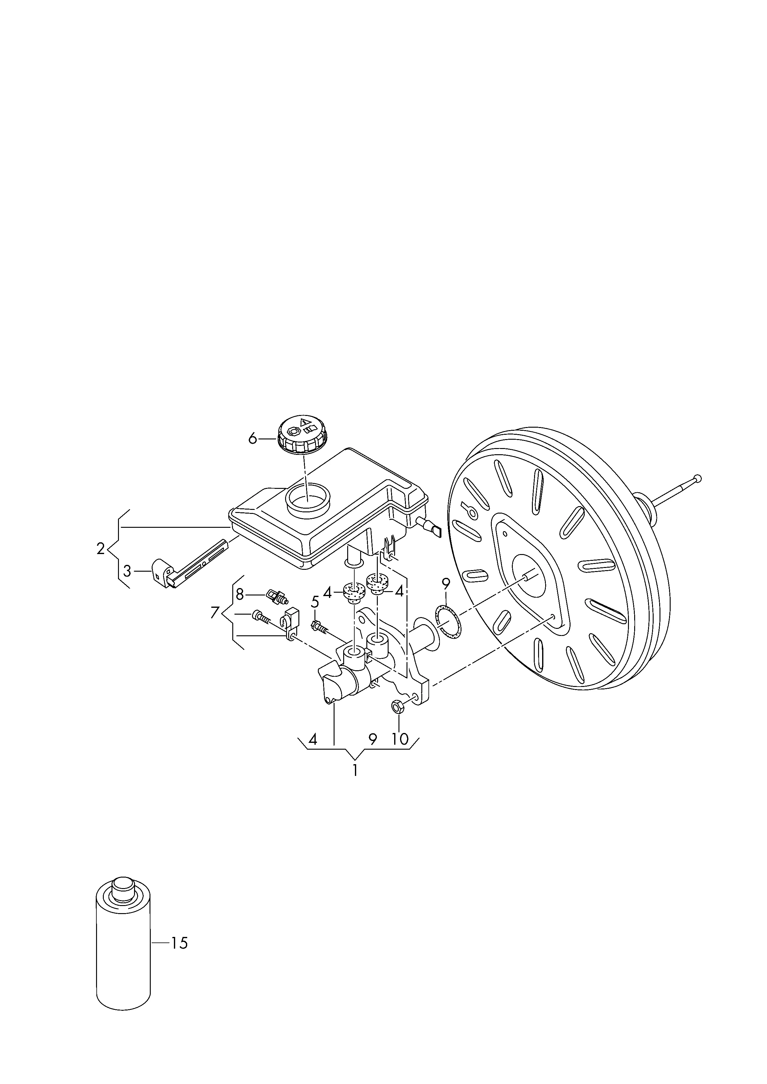 Главный тормозной цилиндр