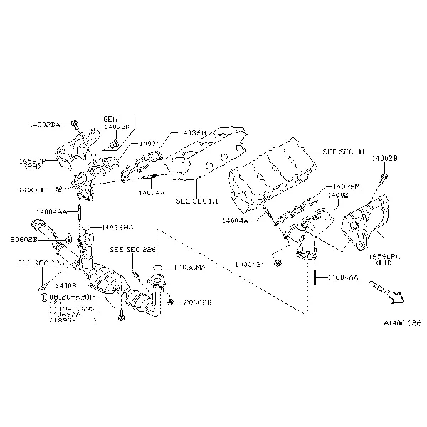 Коллектор; EXHAUST PARTS
