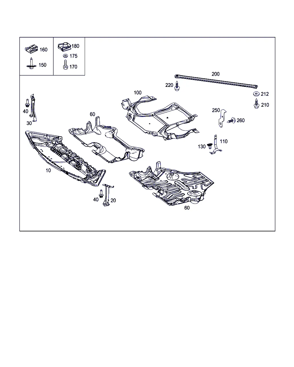 ОБЛИЦ. МОТОРН. ОТСЕКА, А/М С БЕНЗ. ДВИГ.