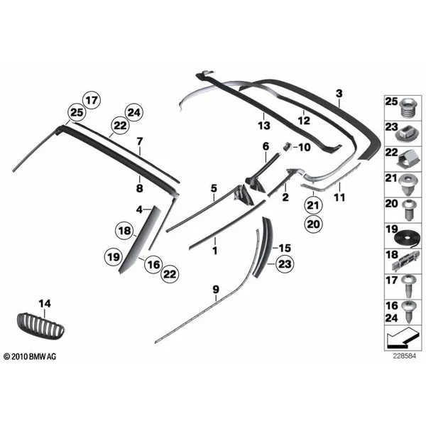 Наружные накладки / декоративные решетки