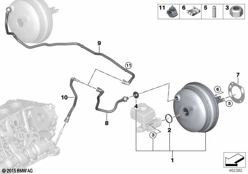 Вакуумный усилитель тормозов