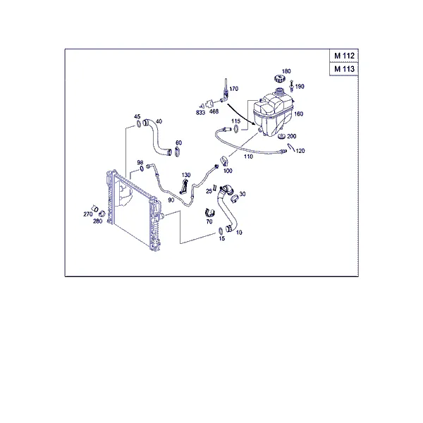 РАСШИРИТЕЛЬНЫЙ БАЧОК,КРЕПЛЕНИЕ И ШЛАНГИ