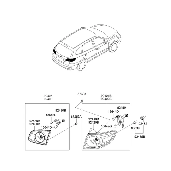 REAR COMBINATION LAMP