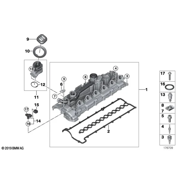 Крышка головки блока цилиндров