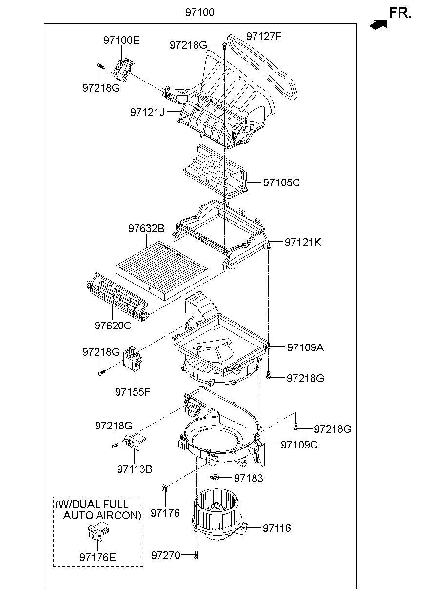 HEATER SYSTEM-HEATER & BLOWER; 2