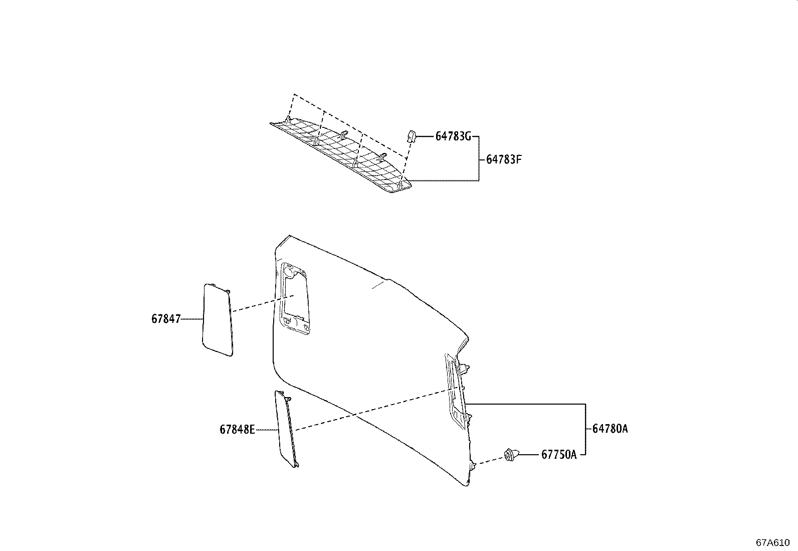 BACK DOOR PANEL & GLASS