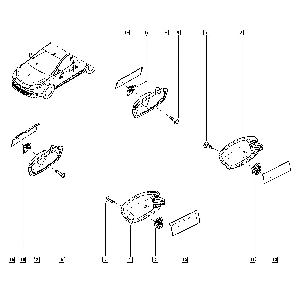 Внутренние рукоятки дверей