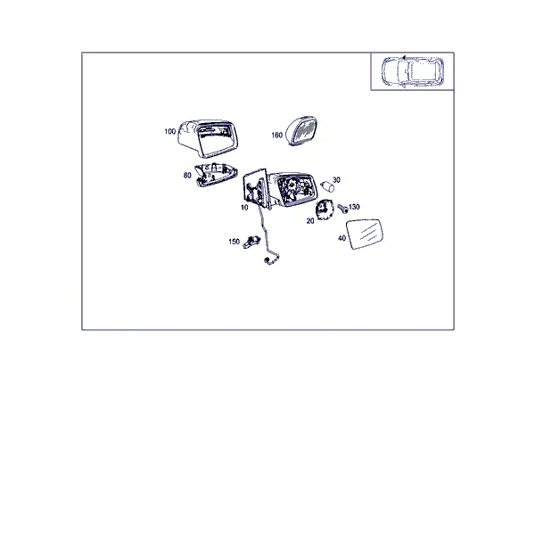 НАРУЖНОЕ ЗЕРКАЛО ПРАВОЕ