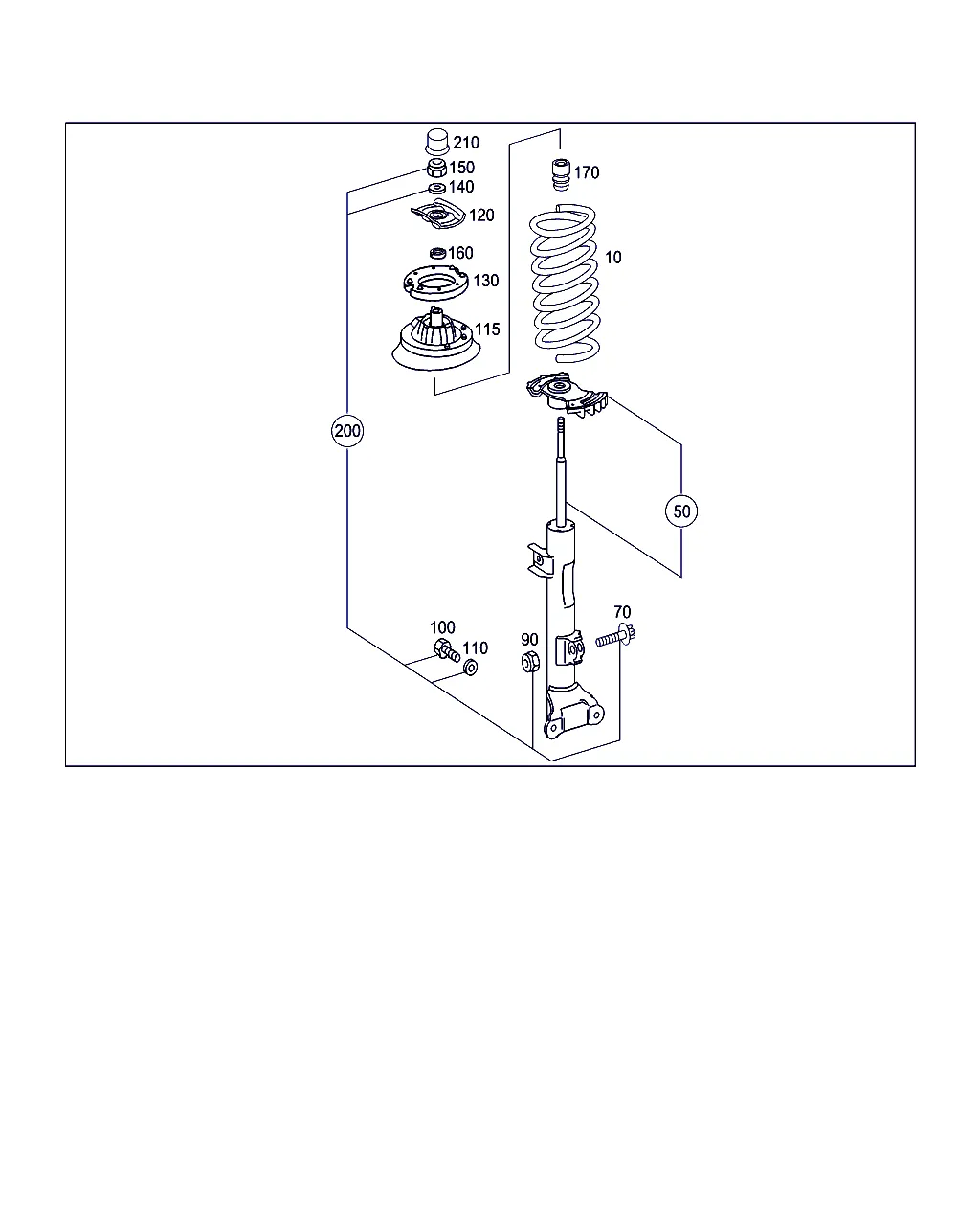 АМОРТИЗ. СТОЙКА ПЕРЕДНЯЯ И ЕЁ КРЕПЛЕНИЕ