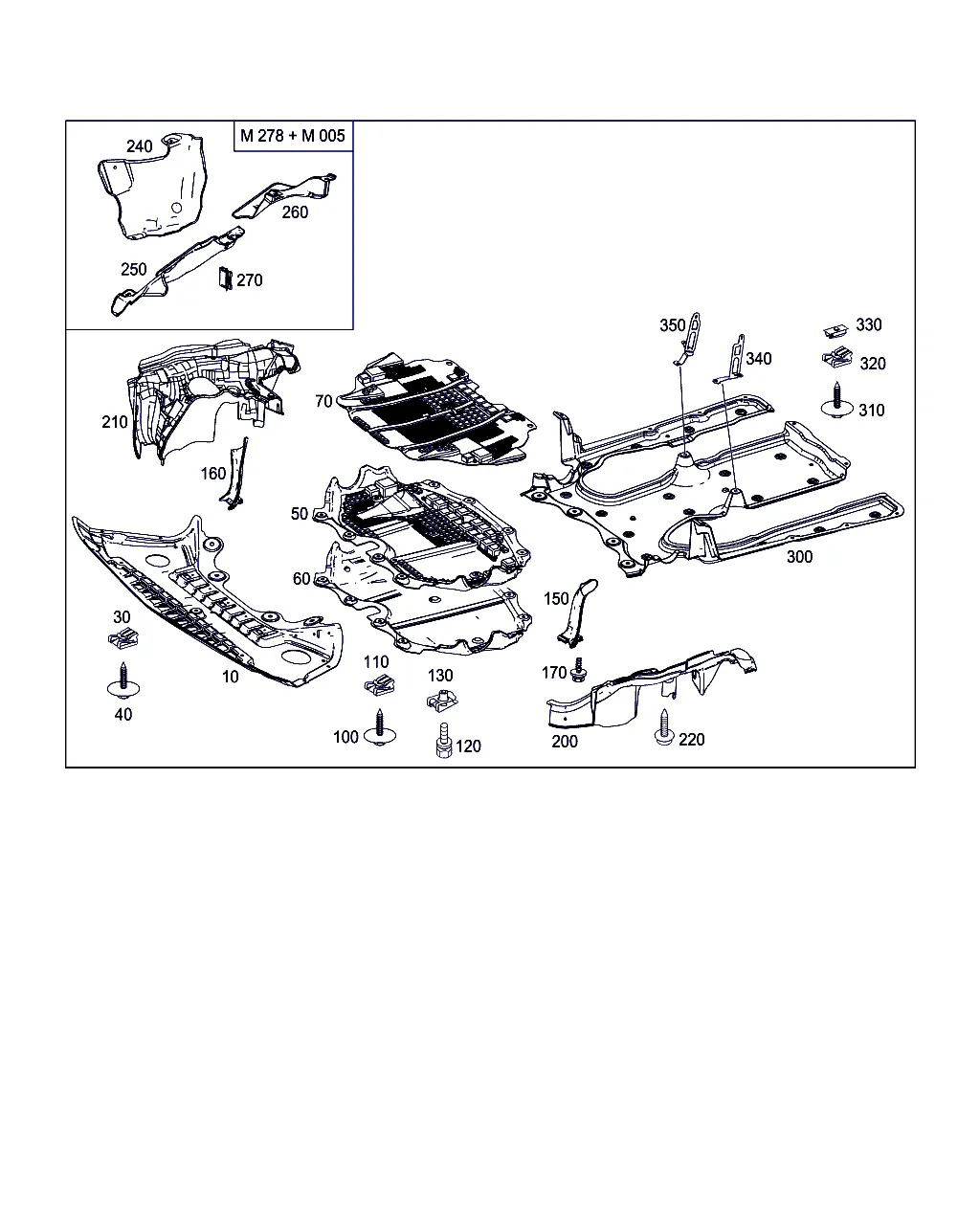 ОБЛИЦ. МОТОРН. ОТСЕКА, А/М С БЕНЗ. ДВИГ.