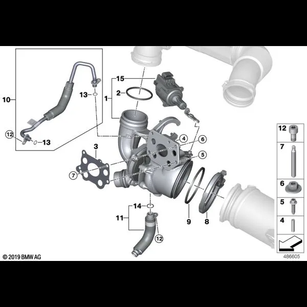 Турбонагнетатель со смазкой