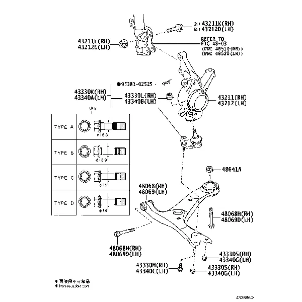 FRONT AXLE ARM & STEERING KNUCKLE