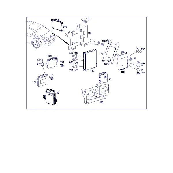 БЛОКИ УПРАВЛЕНИЯ И РЕЛЕ В БАГАЖНИКЕ