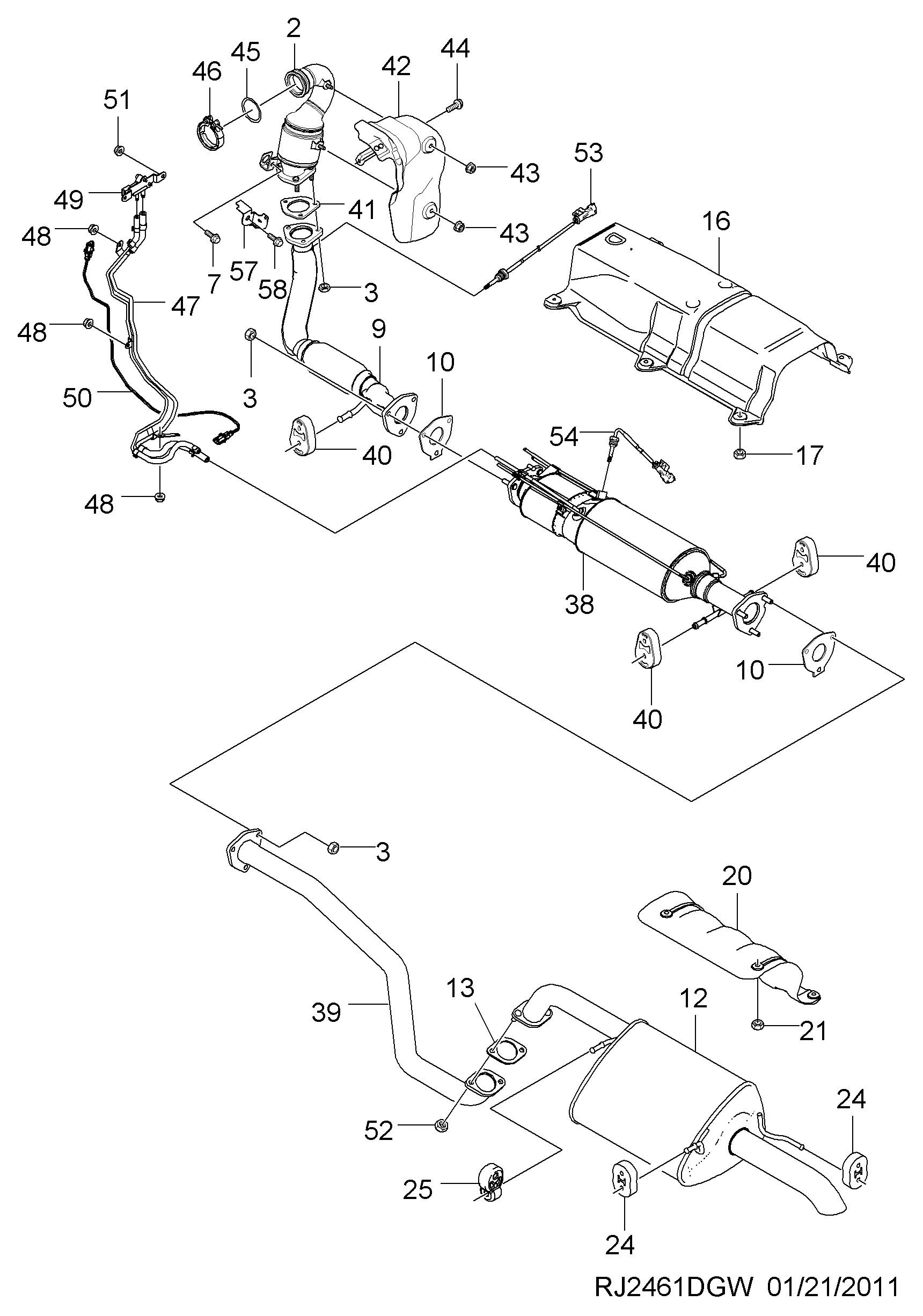 ВЫПУСКНОЙ ТРУБОПРОВОД II (2461)